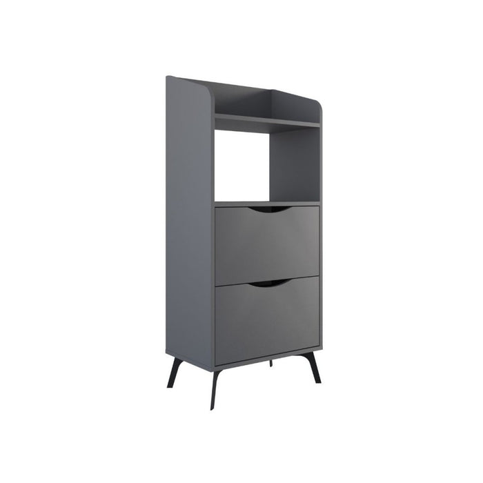 Mobile multiuso con cassetti Gorki colore antracite