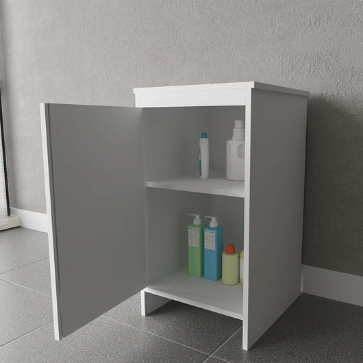 Mobile multiuso lavanderia 45x50 cm in PVC con ripiano interno Kandy