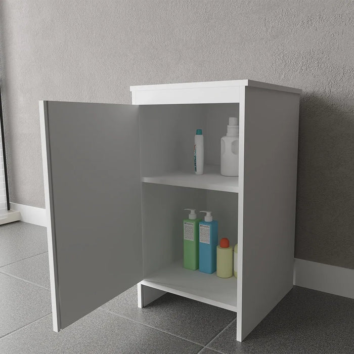 Mobile multiuso lavanderia 45x50 cm in PVC con ripiano interno Kandy