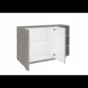 Mobile Multiuso Ping 120 2 Ante/ 3 Vani Cemento Bronx