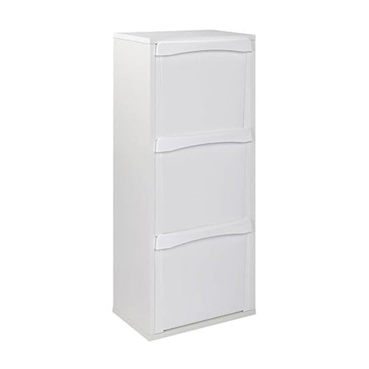 Mobile Pattumiera Helena bianco 40x25x102H – Eleganza e Funzionalità per la Raccolta Differenziata