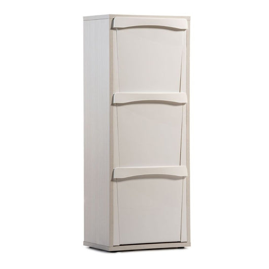 Mobile Pattumiera Helena olmo 40x25x102H – Eleganza e Funzionalità per la Raccolta Differenziata