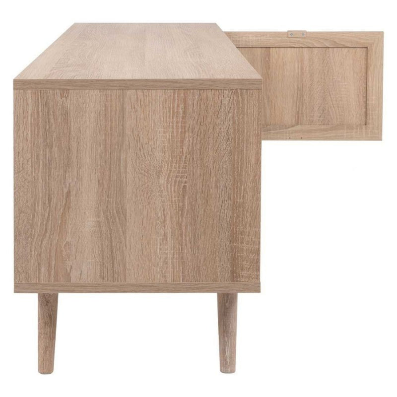 Mobile porta TV Bali 56A 2 ante effetto vimini