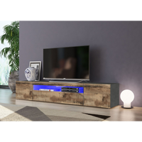 Mobile Porta TV Daiquiri – 200cm – Ardesia e Acero Pereira