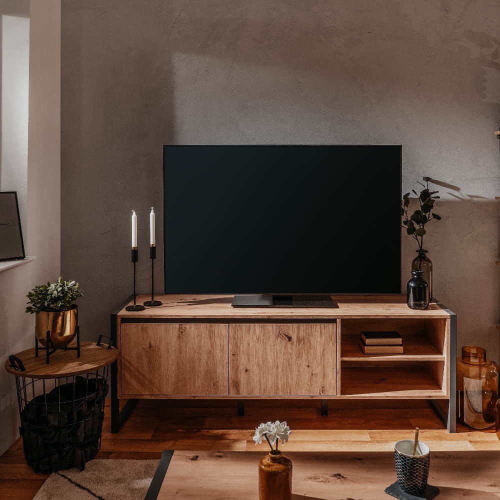 Mobile porta Tv L160XP40XH55 Denver54 colore quercia antracite