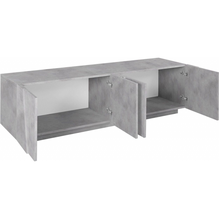 Mobile Porta TV Ping 160 – 4 ante – Cemento Bronx