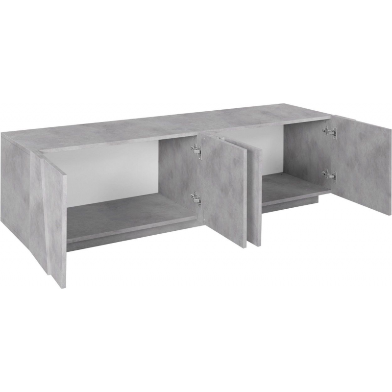 Mobile Porta TV Ping 160 – 4 ante – Cemento Bronx