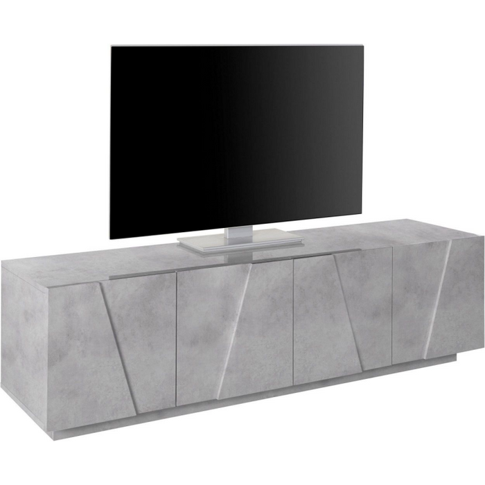 Mobile Porta TV Ping 160 – 4 ante – Cemento Bronx