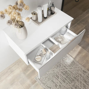 Cassettone sospeso 60 cm bianco opaco | Darwin