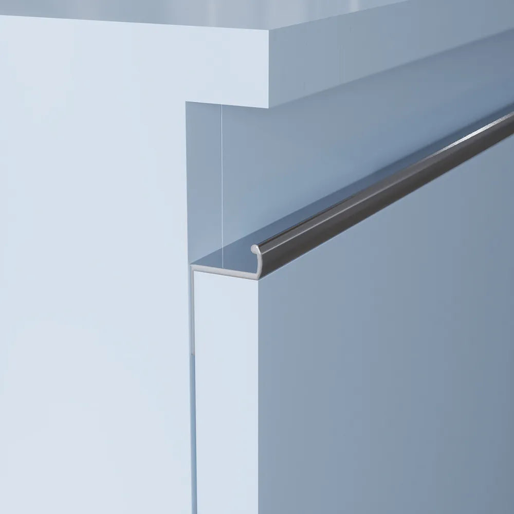 Cassettone sospeso 80 cm blu pastello opaco | Darwin