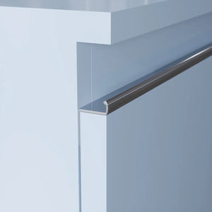 Cassettone sospeso 60 cm blu pastello opaco | Darwin