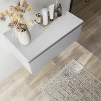 Cassettone sospeso 60 cm grigio perla opaco | Darwin