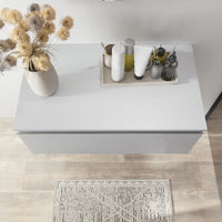 Cassettone sospeso 60 cm grigio perla opaco | Darwin