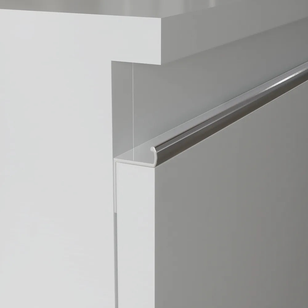 Cassettone sospeso 80 cm grigio perla opaco | Darwin