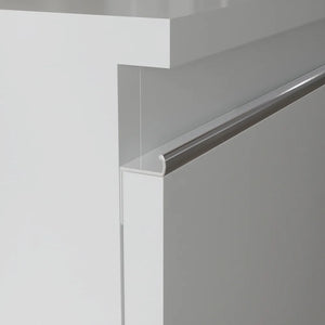 Cassettone sospeso 80 cm grigio perla opaco | Darwin