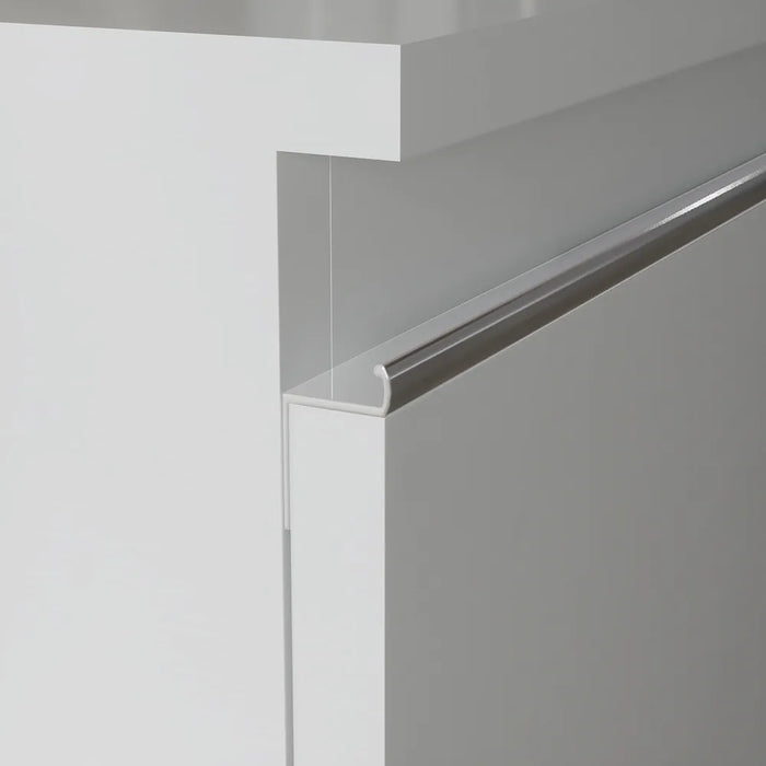 Cassettone sospeso 80 cm grigio perla opaco | Darwin