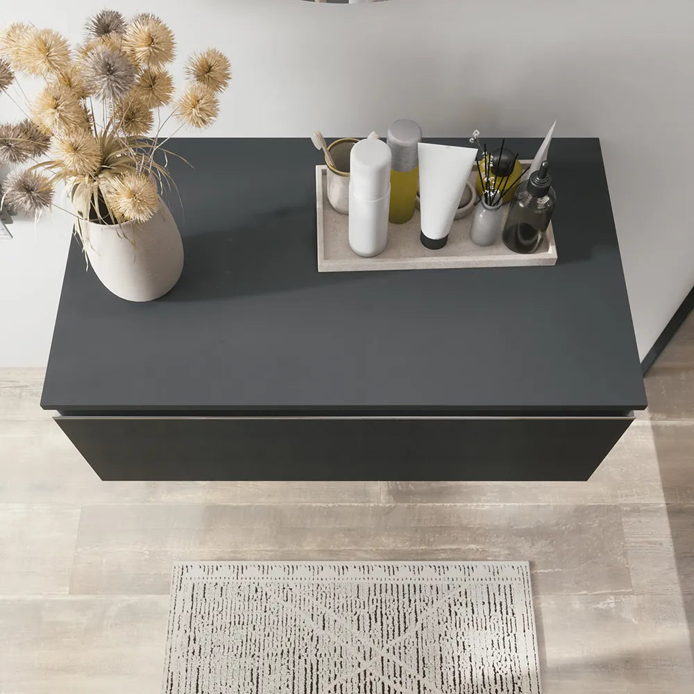 Cassettone sospeso 80 cm antracite | Darwin