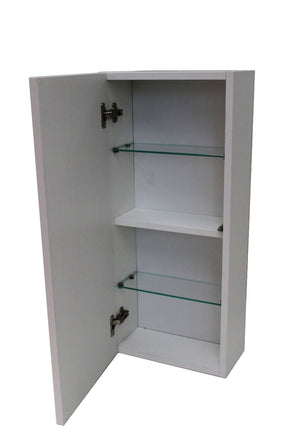 Mobile Bagno 70cm Sospeso Cassetto, Pensile, Vano a Giorno, Specchio E Lampada - Tabacco Scuro