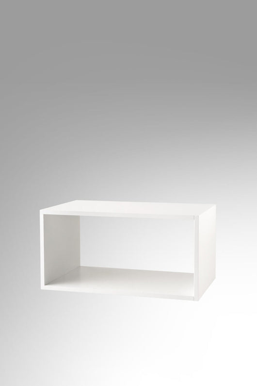 Mobile Bagno 70cm Sospeso Cassetto, Pensile, Vano a Giorno, Specchio E Lampada - Cemento