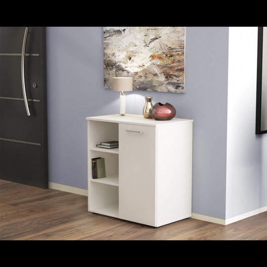 MOBILETTO 1 ANTA E 3 MENSOLE MARK BIANCO