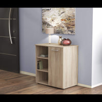 MOBILETTO 1 ANTA E 3 MENSOLE MARK OLMO CHIARO