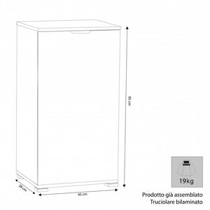 MOBILETTO 1 ANTA NATURALE