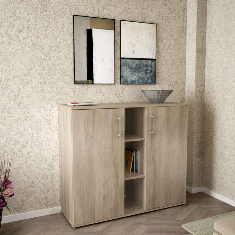 MOBILETTO 2 ANTA E 3 MENSOLE FRANK OLMO CHIARO