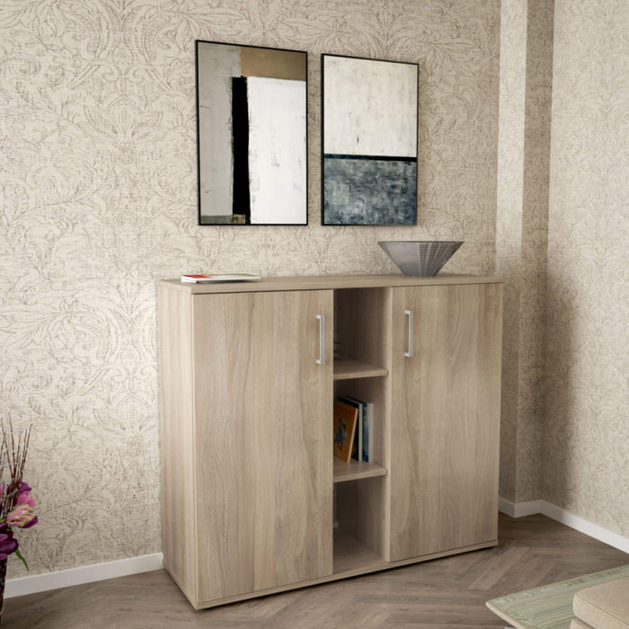 MOBILETTO 2 ANTA E 3 MENSOLE FRANK OLMO CHIARO