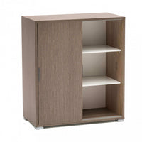 MOBILETTO 2 ANTE SCORREVOLI ROVERE GRIGIO