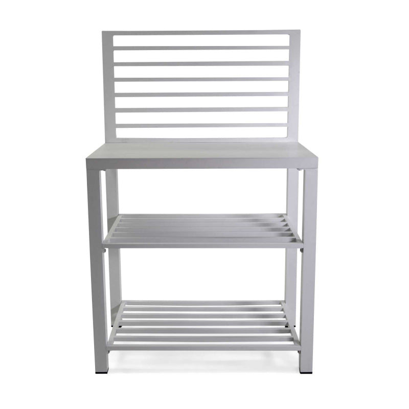 Mobiletto alluminio bianco cm 90x56h141