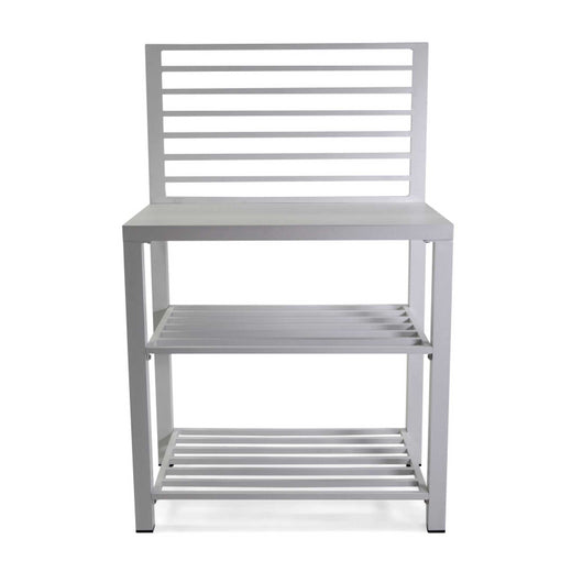 Mobiletto alluminio bianco cm 90x56h141