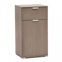 MOBILETTO CON 1 ANTA E 1 CASSETTO ROVERE GRIGIO