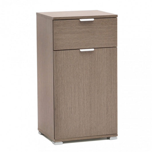 MOBILETTO CON 1 ANTA E 1 CASSETTO ROVERE GRIGIO