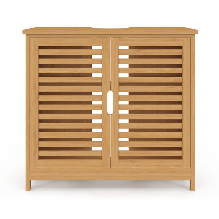 IDMarket - Mobiletto da bagno in bambù BEA