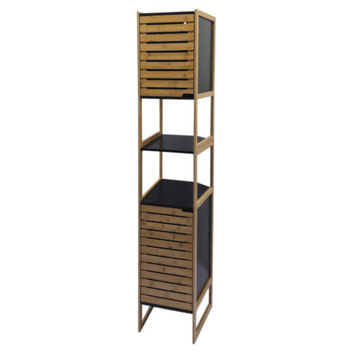 Mobiletto Linda 33x33x170cm In Bamboo Ed Mdf