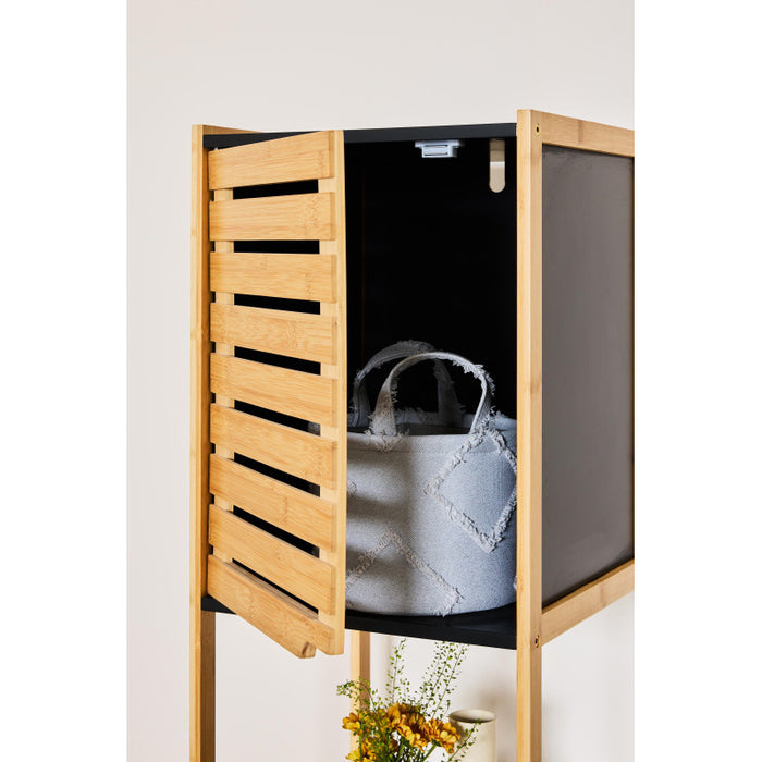 Mobiletto Linda 33x33x170cm In Bamboo Ed Mdf