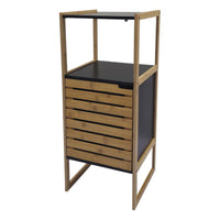 Mobiletto Linda 33x33x80cm In Bamboo Ed Mdf