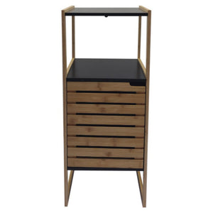 Mobiletto Linda 33x33x80cm In Bamboo Ed Mdf