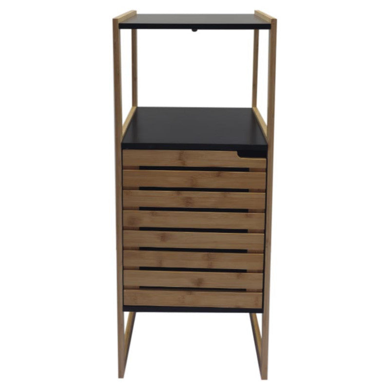 Mobiletto Linda 33x33x80cm In Bamboo Ed Mdf