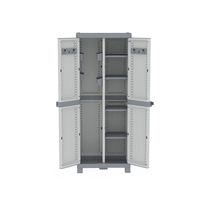 Mobiletto Pl Ps 70X43,8 H 182 Grigio Wave Terry