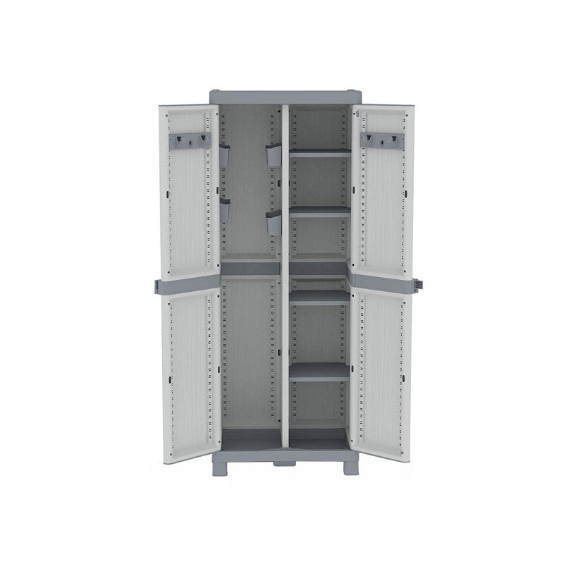 Mobiletto Pl Ps 70X43,8 H 182 Grigio Wave Terry