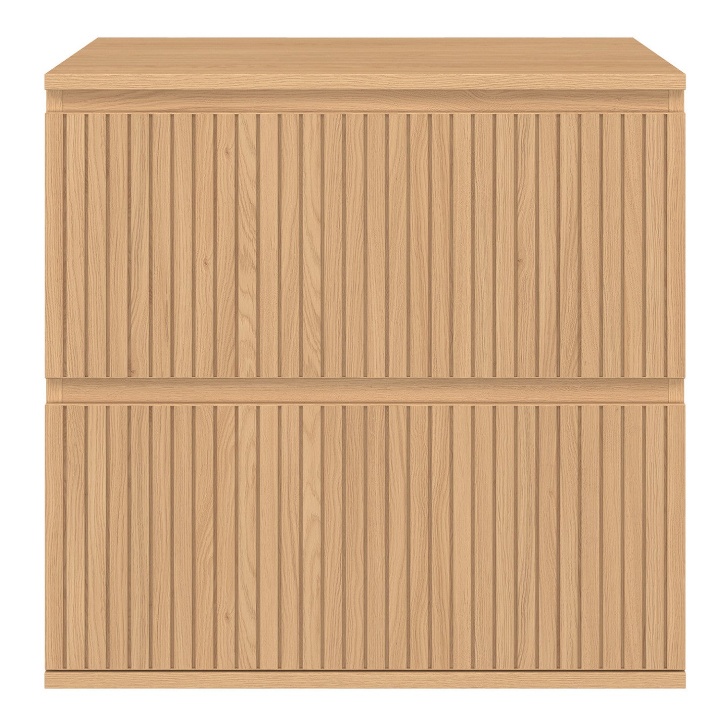 IDMarket - Mobiletto VICTOR a 2 cassetti sospesi con effetto doga