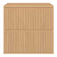 IDMarket - Mobiletto VICTOR a 2 cassetti sospesi con effetto doga