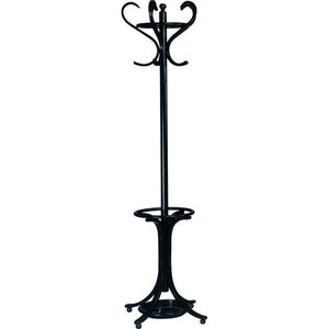 Appendi abiti shabby nero legno faggio  d.56 x h.197 - Mobili 2G