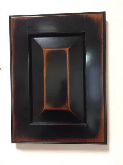 Armadio 2 ante scorrevoli legno shabby nero consumato 122x59x200 - Mobili 2G