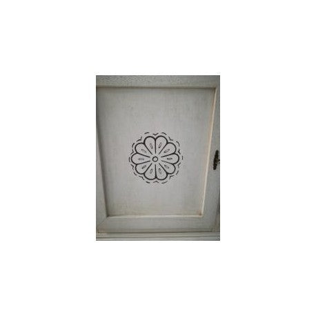 Armadio 2 porte legno shabby bianco invecchiato 125x61x200 - Mobili 2G
