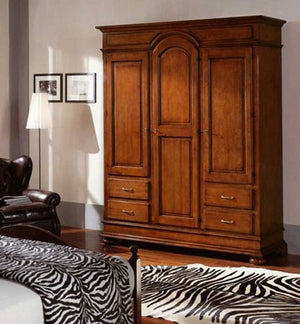 Armadio 3 porte 4 cassetti in legno smontabile misure l.184 p.60 h.223 (250) - Mobili 2G