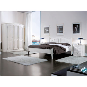 Armadio 3 porte shabby in legno spazzolato 181x63x217 (2205) - Mobili 2G