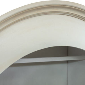 Armadio arte povera 1 porta legno shabby bianco invecchiato 96x56x196h - Mobili 2G