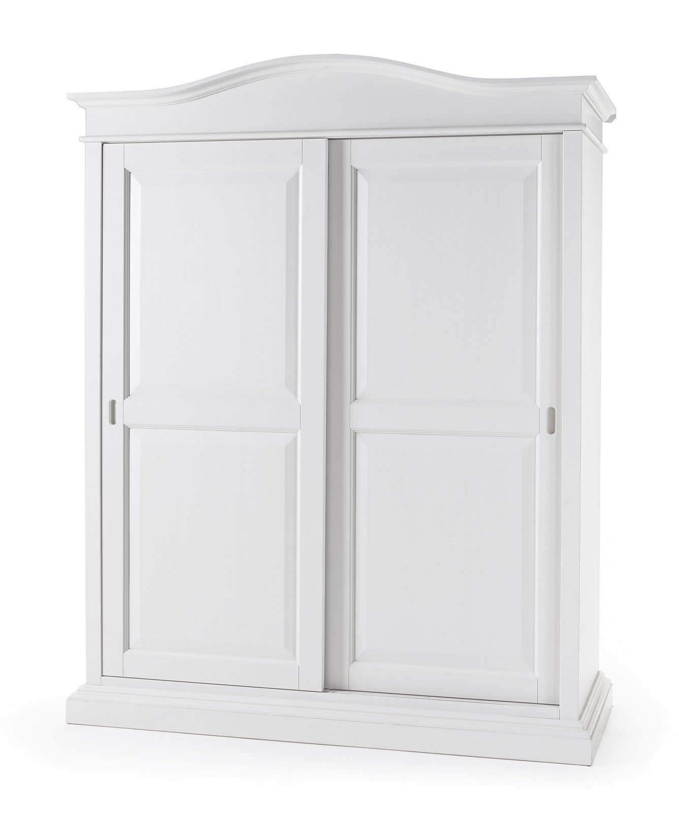 Armadio arte povera 2 ante scorrevoli legno bianco 183x67x222